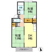 ウエストハイツ屋島 D棟の間取り画像