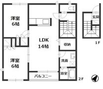 児島テラス Aの間取り画像
