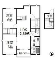グランソレイユ Aの間取り画像
