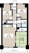 シティレジデンス豊田の間取り画像