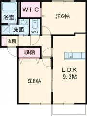 サンビレッジDの間取り画像