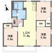 フレグランス今福の間取り画像