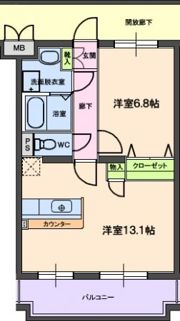フォルテシモの間取り画像