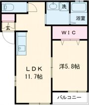 夕葉ガーデンハイツ Bの間取り画像