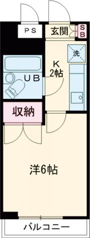 コスモリード国分寺の間取り画像