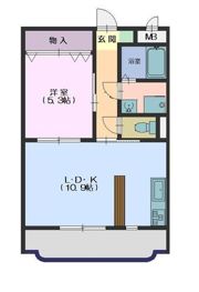 イーストヒルズ Cの間取り画像