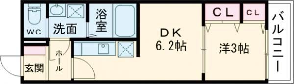 J Residence Otemachiの間取り画像