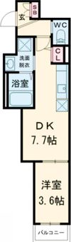 グランツ喜連の間取り画像