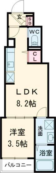グランツ喜連の間取り画像