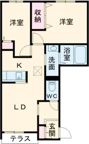 ヴィラーチェ尾上の間取り画像