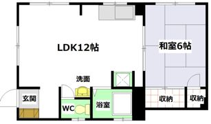 大松宇品海岸ビルの間取り画像