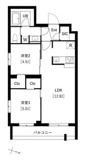 タスキプライムテラス中村橋の間取り画像