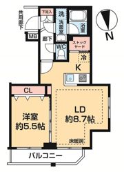 ARCOBALENO UMEYASHIKIの間取り画像