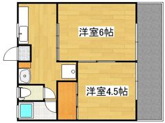 コーポわかばの間取り画像