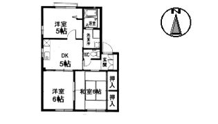メゾンアルシュ Bの間取り画像