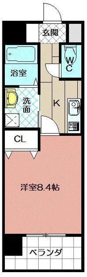 ブルースクエアー響Ⅳの間取り画像