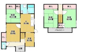 徳丸6丁目戸建の間取り画像