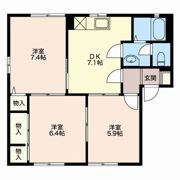 リヴェール本野Bの間取り画像