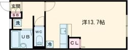 シーエスコート匠の間取り画像