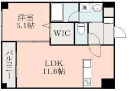クオリア水前寺公園の間取り画像