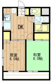 高倉ハイツの間取り画像