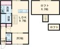 ユーリア宝出の間取り画像