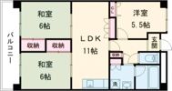 ヤイロハイツの間取り画像