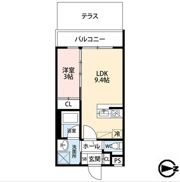エストゥルース京都Ⅱの間取り画像