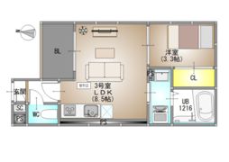 REGALEST 法界院 仮称）REGALEST 北方4の間取り画像