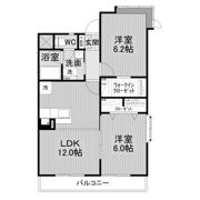マンション稲葉の間取り画像