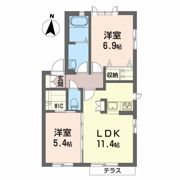 エクラージュの間取り画像