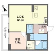 ジ ワン 今泉の間取り画像