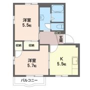 プリメ－ラ田喜野井Cの間取り画像