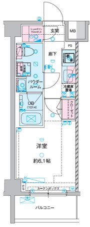GENOVIA谷塚の間取り画像