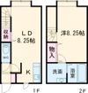 来夢ハイツ川端 B棟の間取り画像