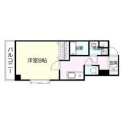 インプレイス中央の間取り画像