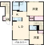 オアシスハイツAの間取り画像