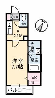 シャーメゾン アチーブメントkumiの間取り画像