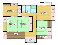 T’s貸家（ティーズ貸家）の間取り画像