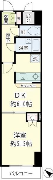 NICEアーバンスピリッツ生麦の間取り画像