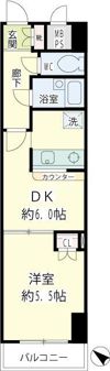 NICEアーバンスピリッツ生麦の間取り画像