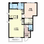 メゾンドルミエール Cの間取り画像