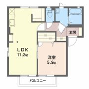 フレグランス絢香の間取り画像