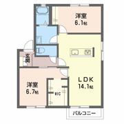 フレグランス西尾張部 Cの間取り画像