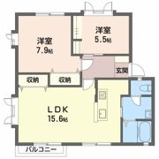 アートフレグランス Aの間取り画像
