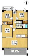 フォレステージ豊川の間取り画像