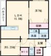 フォレスト木津B棟の間取り画像