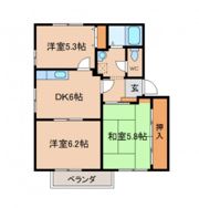 わかばビレッジCの間取り画像