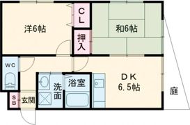 ハイツイベールの間取り画像