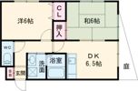 ハイツイベールの間取り画像
